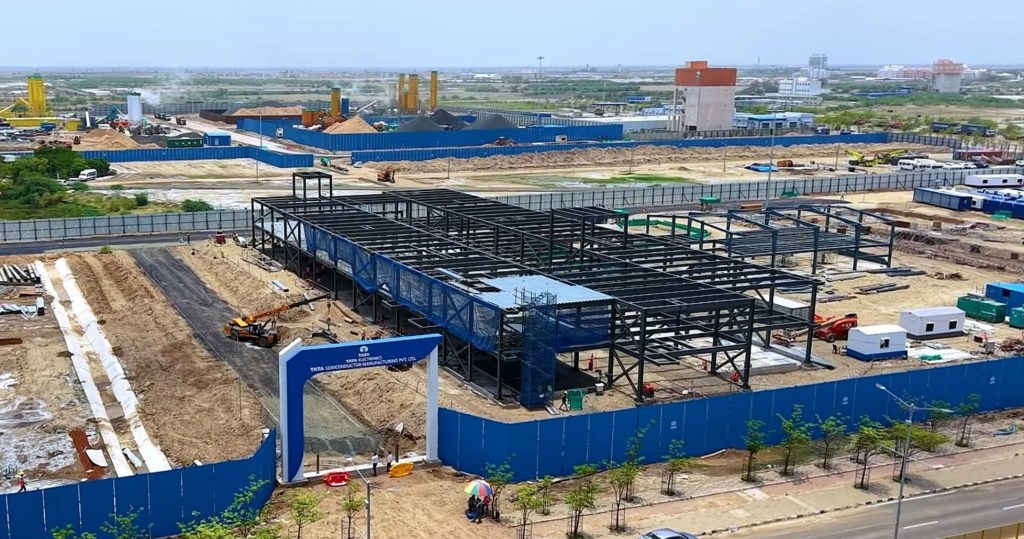 Tata Semiconductor plant development Dholera